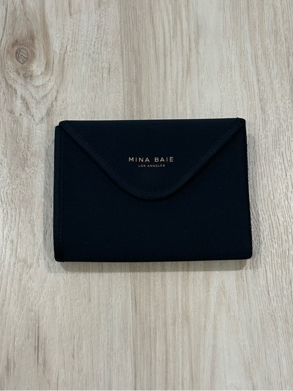 Mina Baie Black Neoprene Envelope Changing Pad